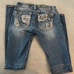 Miss me jeans size 27 boot cut inseam 37